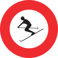 File:CH-Vorschriftssignal-Skifahren verboten.svg