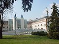 Entrance of the Library of Veszprém County