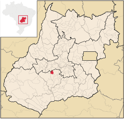 Localização de Palminópolis em Goiás