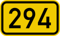 File:Bundesstraße 294 number.svg