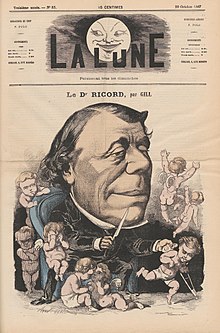 Caricature de Ricord par Gill