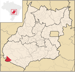 Location in Goiás state