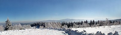 Widok z Leskowca we wrześniu