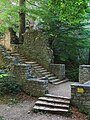 Treppe zur Burg