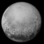 Pluto fotograferad av New Horizons (11 juli 2015)