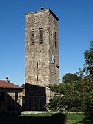 Sainte-Quitterie-Saint-Nicolas. La tour devenu clocher en 1867