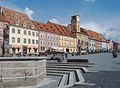 der Marktplatz von Cheb/Eger - Westböhme