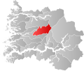 Kart over Jølster Tidligere norsk kommune