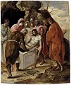 The Entombment of Christ per El Greco