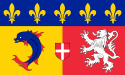 Flag of Rhône-Alpes, France