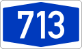 File:Bundesautobahn 713 number.svg