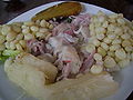 English: Sole fish ceviche Español: Ceviche de lenguado