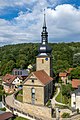 * Nomination Aerial view of the Protestant Church of St. Jacob in Obernsees --Ermell 07:23, 27 August 2021 (UTC) * Promotion  Support Good quality. --Knopik-som 07:30, 27 August 2021 (UTC)