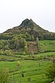 Le mont Ostrvnica vu depuis le centre de Varice