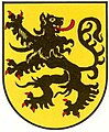 Лав у нападу гледа иза себе (lion rampant reguardant)