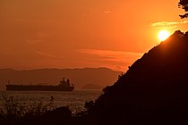 伊良湖岬の夕景