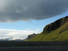 Seen from the coast