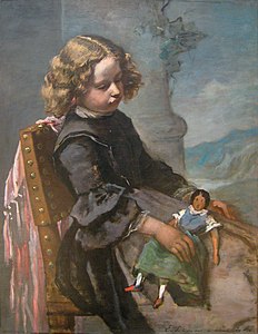 Eugène Smits, L'Enfant à la poupée, musée d'Ixelles.