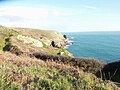 Plogoff : les falaises à l'est de Feunteun-Aod.