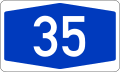 File:Bundesautobahn 35 number.svg