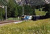 RhB train near Preda, Graubunden, Switzerland, 2003-06-22