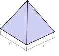 Rectangular base pyramid (here based on a Square)