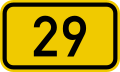 File:Bundesstraße 29 number.svg