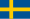 Flagge fan Sweden