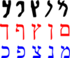 אותיות מנצפ"ך