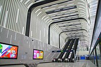 The platform of Xujiapeng Station, Line 8