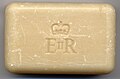 A souvenir soap of Queen Elizabeth