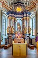 * Nomination Altar in the church St.Mauritius in Wiesentheid --Ermell 06:42, 14 September 2021 (UTC) * Promotion  Support Good quality. --Steindy 08:11, 14 September 2021 (UTC)