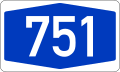 File:Bundesautobahn 751 number.svg