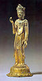 Standing Gilt-bronze Bodhisattva from Seonsan-eup in Gumi, Korea