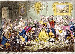 L'Assemblée Nationale by James Gillray (1804).