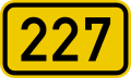 File:Bundesstraße 227 number.svg