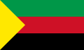 Bandera de l'Estat Independent de l'Azawad (no reconegut)