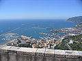 Il porto di Salerno visto dal castello