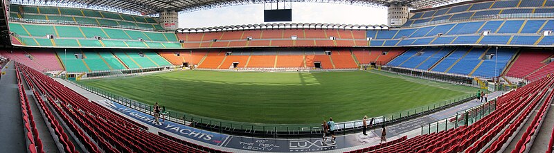 Panorama of the stadium.