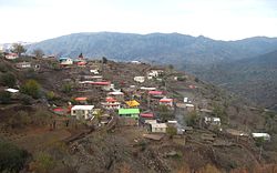 نمایی از روستای الهرد در آذر ۲۰۱۲