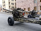 Armenian Army D-20 during the military parade in Yerevan