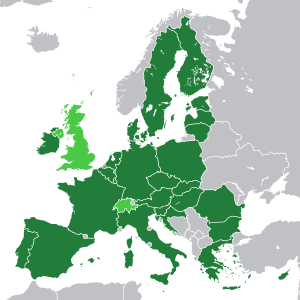      Euratoms medlemsstater     Deltagende associerede stater