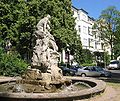 Sintflutbrunnen at the Perelsplatz in Berlin-Friedenau