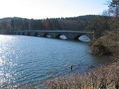 Klamer Brücke über die Versetalsperre