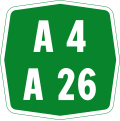 File:Autostrada A4-A26 Italia.svg