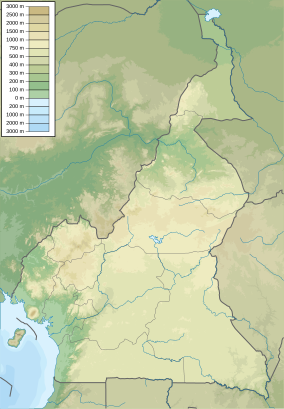 Map showing the location of Ebo Wildlife Reserve