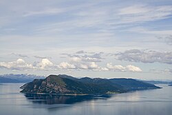 View of Dyrøya island in Dyrøy