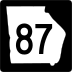 State Route 87 marker