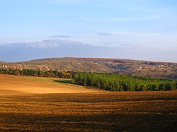 A Gödöllői-dombság látképe