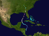 Hurricane Helene track and intensity